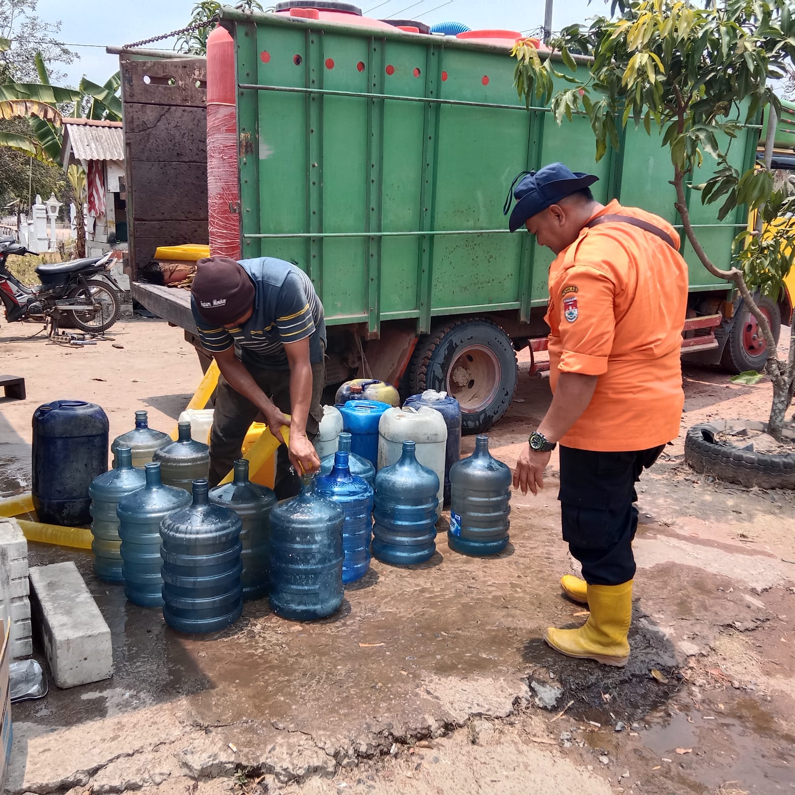 30 Desa di Mesuji Jadi Sasaran Pendistribusian Air Bersih, Efek Kekeringan Dampak El Nino