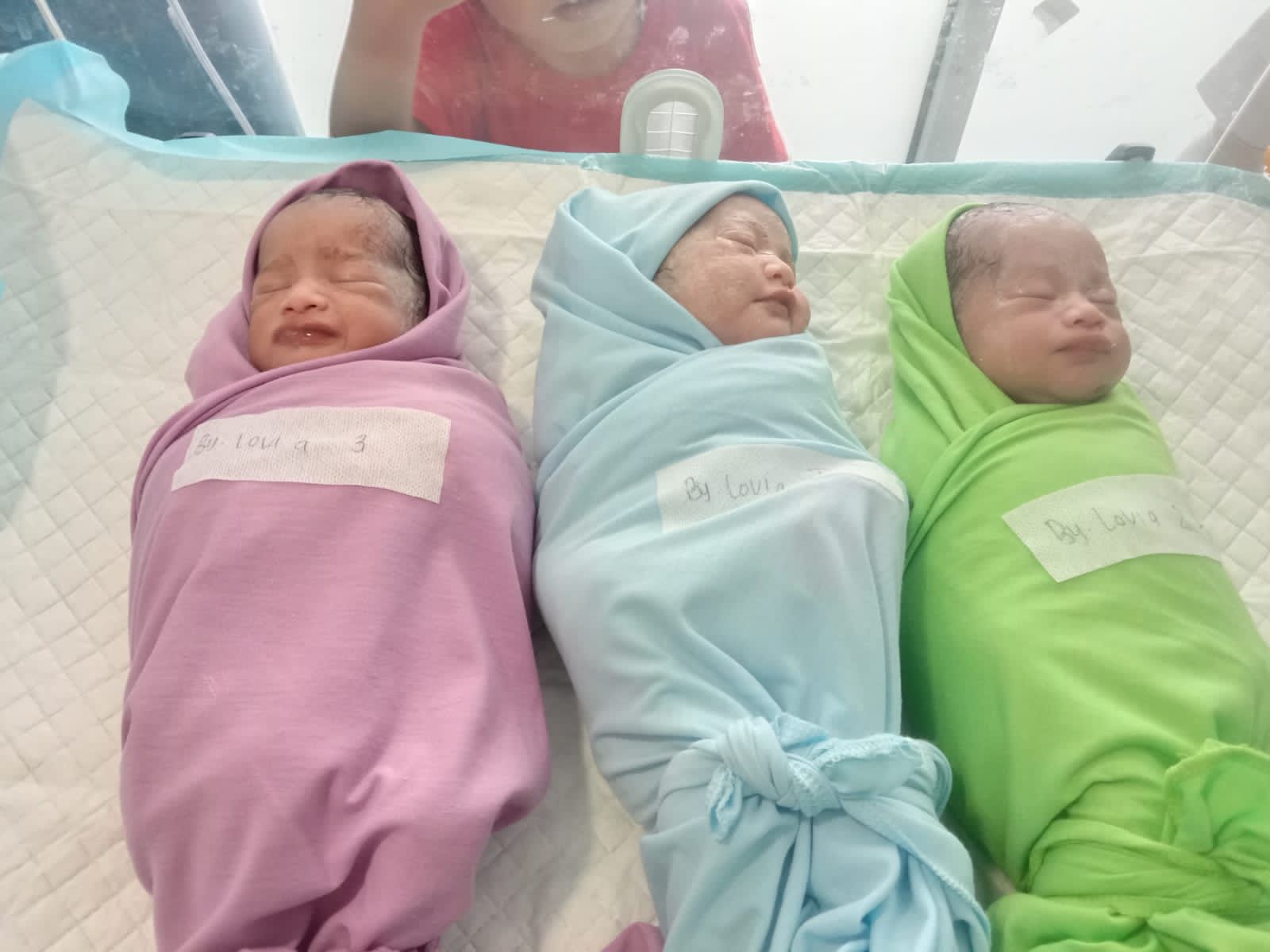 Subhanallah, Perdana Bayi Kembar 3 Lahir di Way Kanan Lampung