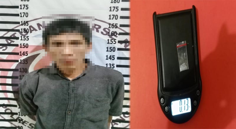 Simpan Sabu di Saku Baju, Warga Tulang Bawang Ditangkap Polisi