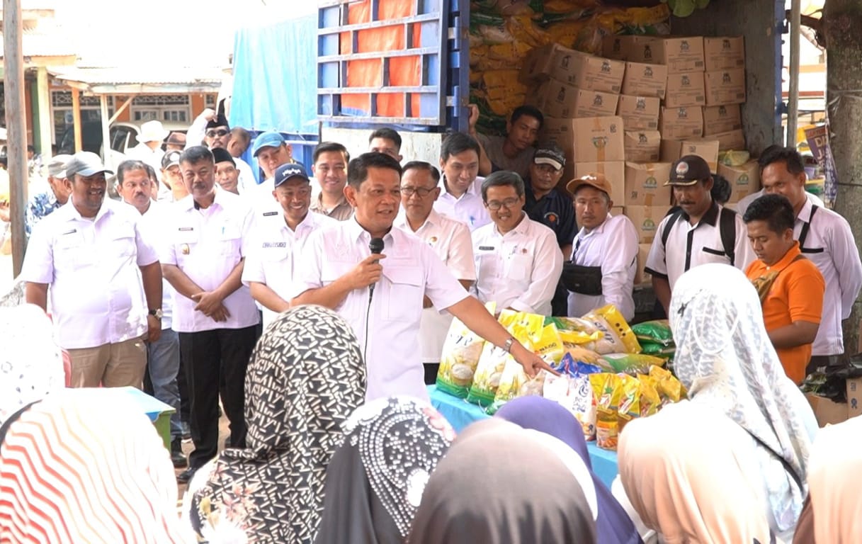 Pemkab Tulang Bawang Barat Gelar Pasar Murah di 5 Kecamatan Ini, Begini Kata Pj Bupati Firsada