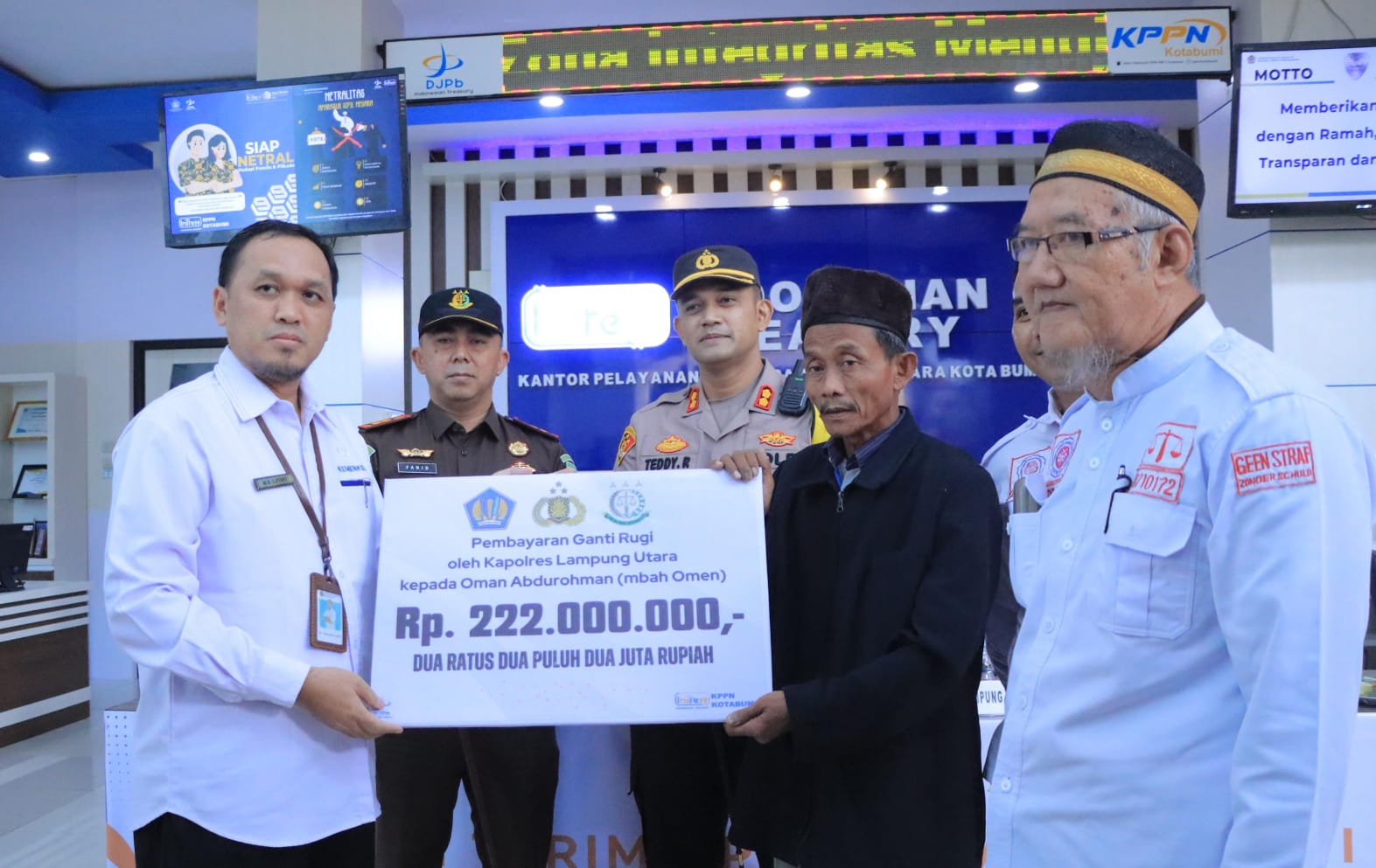 Mbah Omen, Korban Salah Tangkap Polres Lampung Utara Dapat Kompensasi Rp 220 Juta