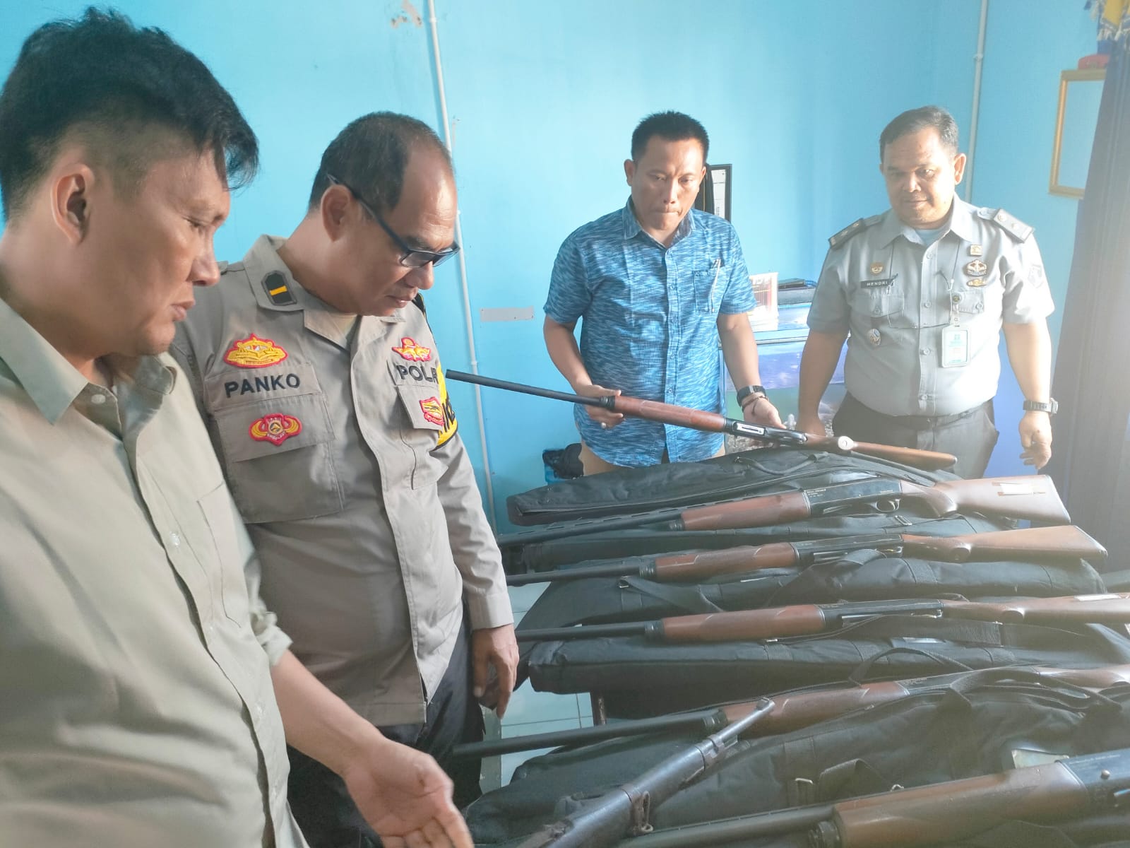 Kunjungi Rutan Kotabumi, Polres Lampung Utara Periksa Senpi