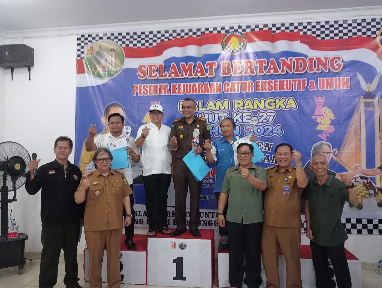 Peringati HUT Tulang Bawang ke 27, 83 Peserta Adu Taktik Ikuti Lomba Catur