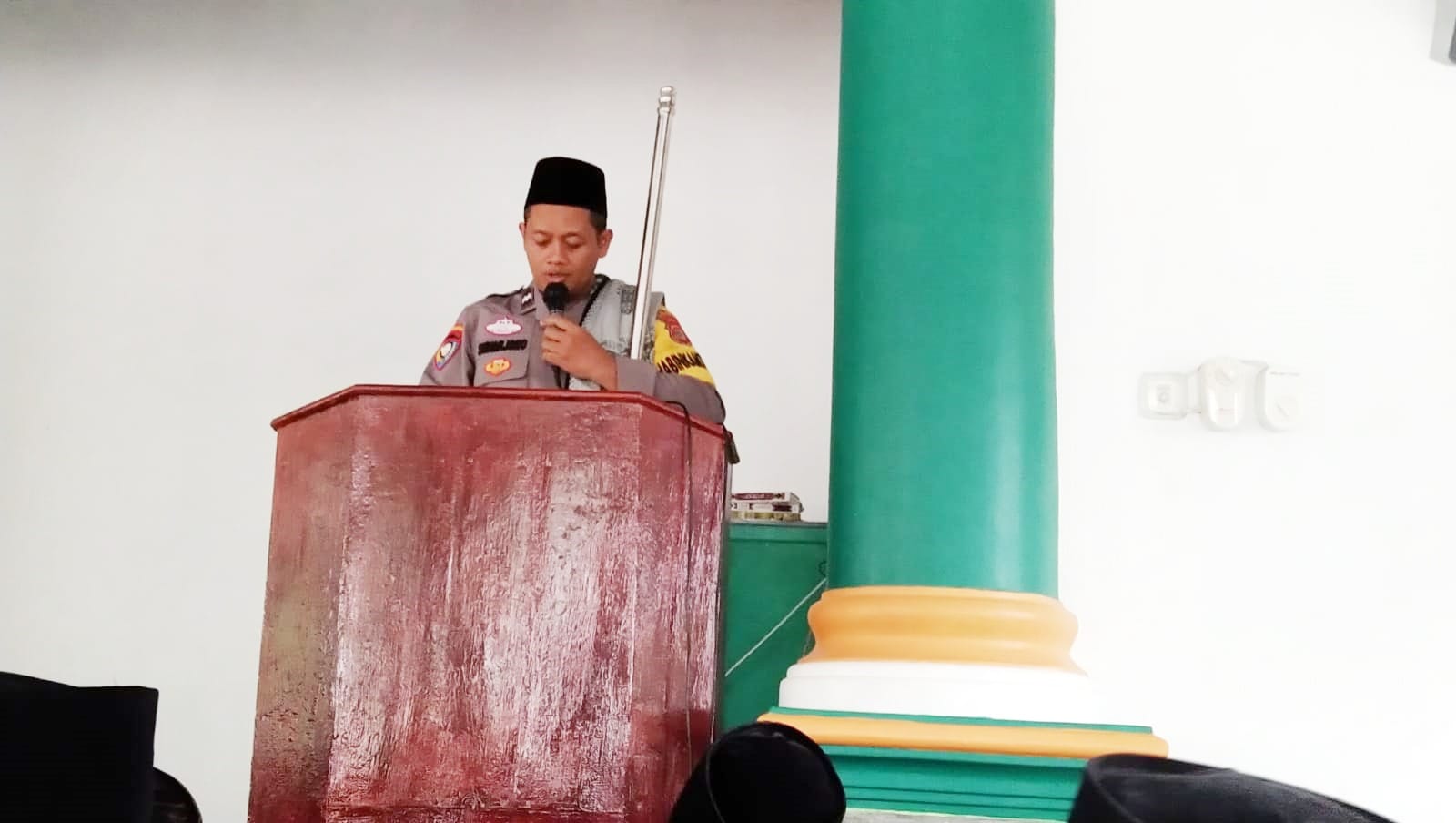 Jadi Khatib Salat Jumat di Tulang Bawang Lampung, Tanda Polisi Dekat dengan Masyarakat