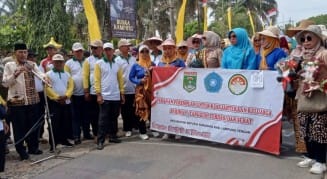 Rayakan HUT RI Ke 78, Seputih Surabaya Lampung Tengah Gelar Pawai Budaya