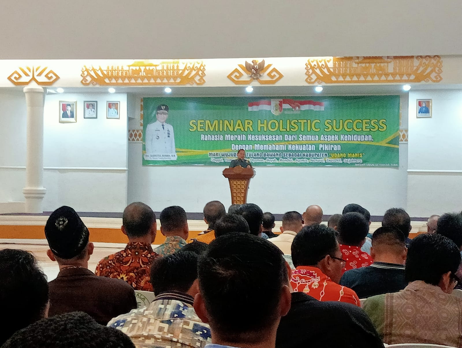 Pemkab Tulang Bawang Gelar Seminar Holistic Success, Ini Isi Materi dari Pj Bupati Qudrotul Ikhwan