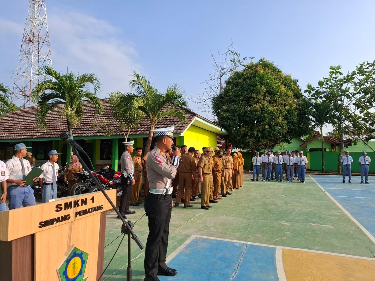 Polisi Masuk Sekolah, Sampaikan Pesan Penting Ini ke Pelajar Mesuji