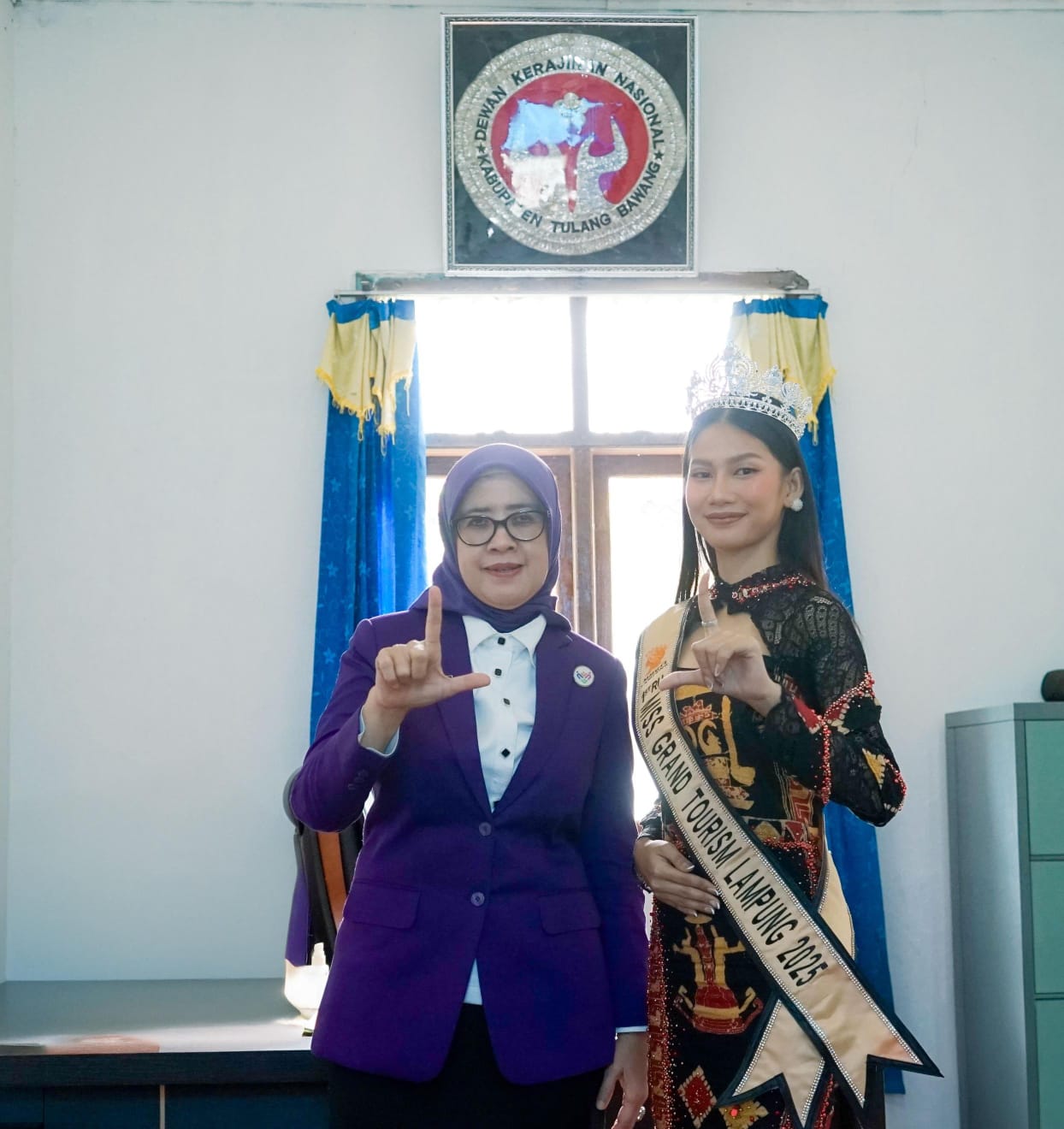 Persiapan Mister & Miss Tourism Indonesia 2026, Rere Nj Yusuf Temui Isteri Bupati Tulang Bawang