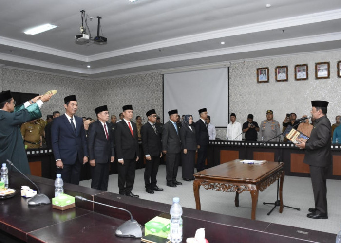 Pj. Bupati Tulang Bawang Barat M. Firsada Lantik 7 Pejabat Pimpinan Tinggi Pratama, Begini Pesan Pentingnya