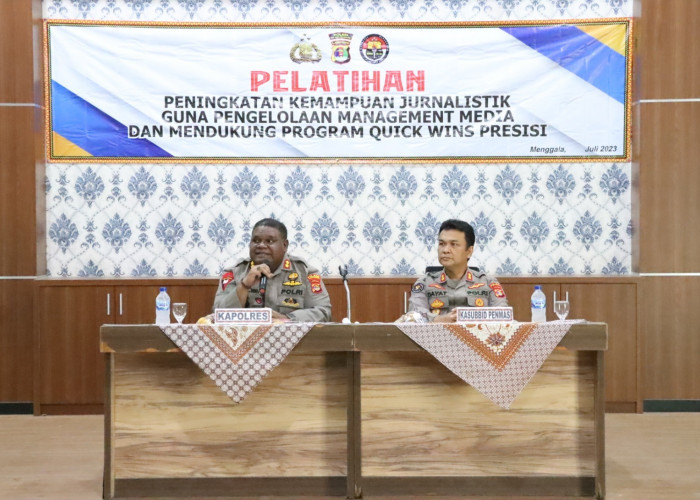 Bhabinkamtibmas Tulang Bawang Belajar Pentingnya Jurnalistik