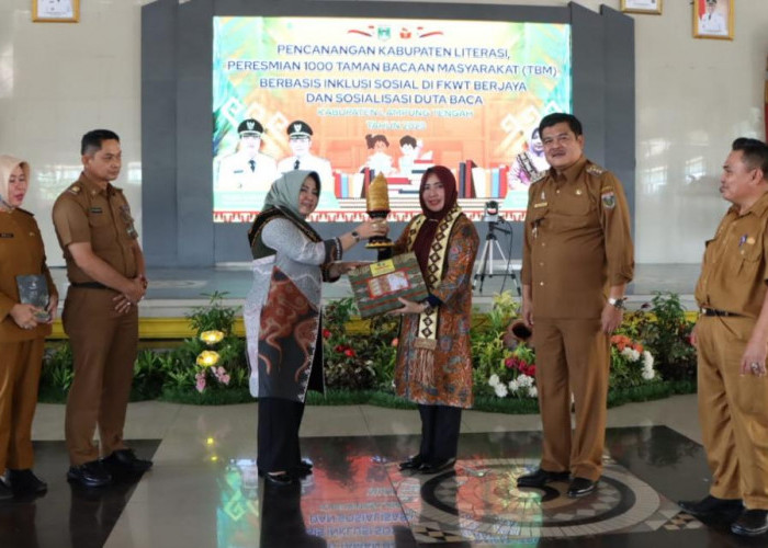 Tingkatkan Minat Baca, Lampung Tengah Dirikan 1.000 Taman Baca