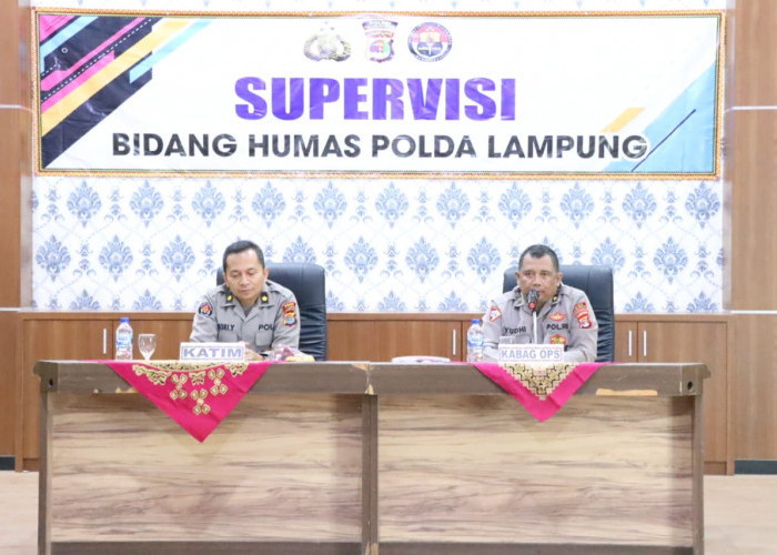 Supervisi di Tulang Bawang, Ini yang Dilakukan Bidang Humas Polda Lampung