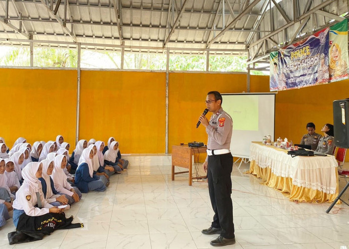 Polisi Masuk Sekolah, Begini Pesan Kasat Lantas Polres Tulang Bawang