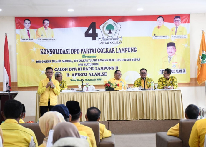 Target 20 Kursi Pada Pileg 2024, Begini Strategi Golkar Lampung