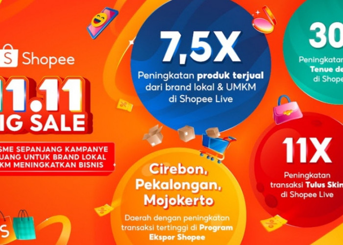 Shopee 11.11 Big Sale Dorong Produk Lokal Jadi Favorit, Antusiasme Konsumen Sangat Tinggi