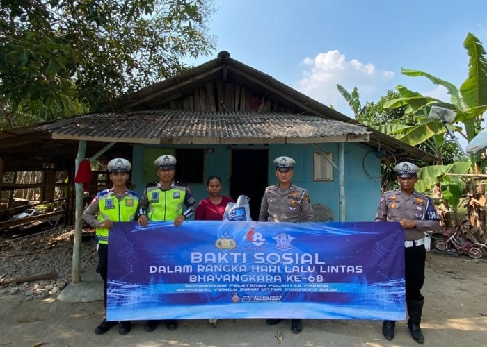 Polres Tulang Bawang Bagikan 200 Paket Sembako Gratis, Ternyata Dalam Rangka Ini