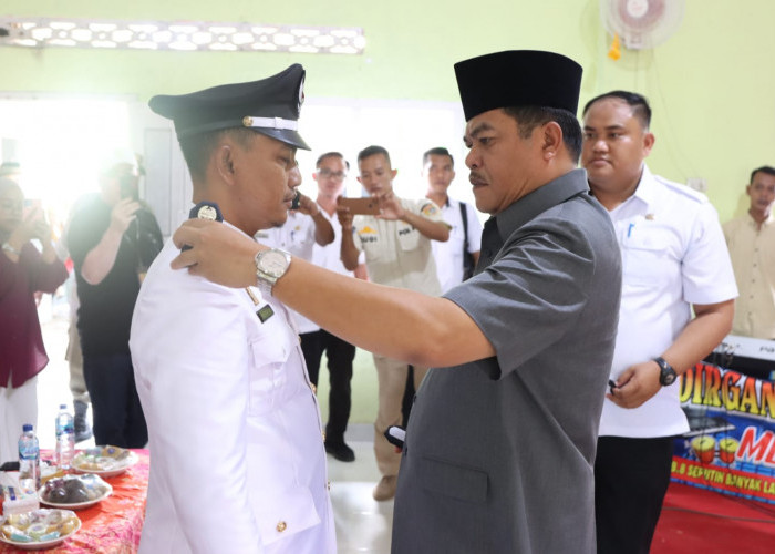 Bupati Lampung Tengah Musa Ahmad Lantik Kepala Kampung Sumber Baru Pengganti Antar Waktu