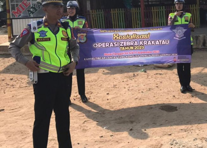 Polres Lampung Tengah Gelar Operasi Zebra Krakatau, Ini Waktu dan Sasarannya