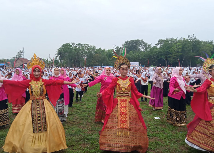 Keren, Mesuji Ukir Rekor MURI Penari Jao-Jao Terbanyak