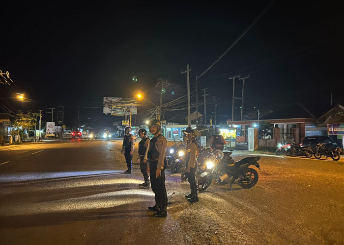 Satgas Preventif Polres Lampung Utara Patroli di Kampung Bebas Narkoba, Ternyata Ini Tujuannya