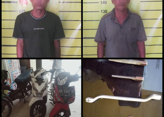 Polisi Tangkap Pelaku Curanmor Lintas Kabupaten di Tulang Bawang Barat, Begini Kronologinya