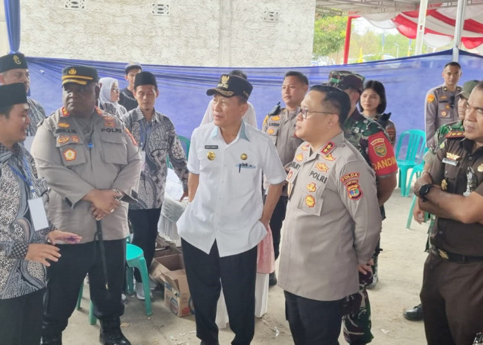 Pesan Kapolda Lampung Irjen Helmy Santika Saat Tinjau Pilkakam Serentak Tulang Bawang