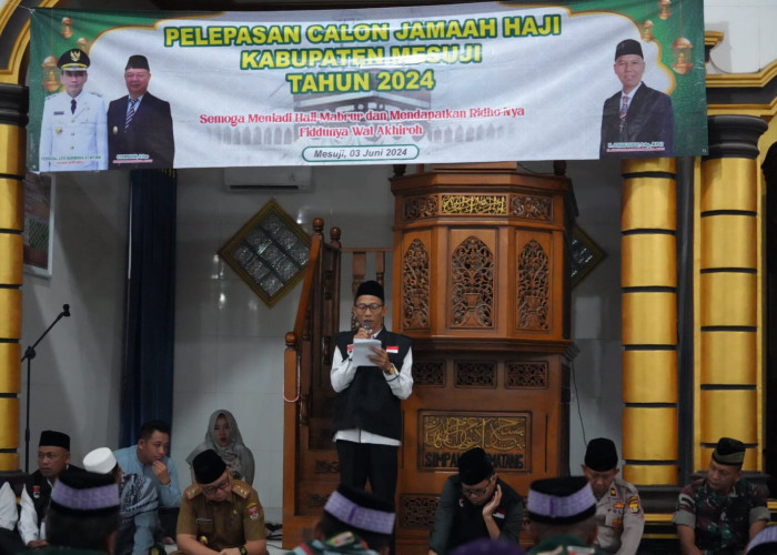 135 Jamaah Haji Mesuji Dilepas ke Tanah Suci, Termuda Usia 21 Tahun