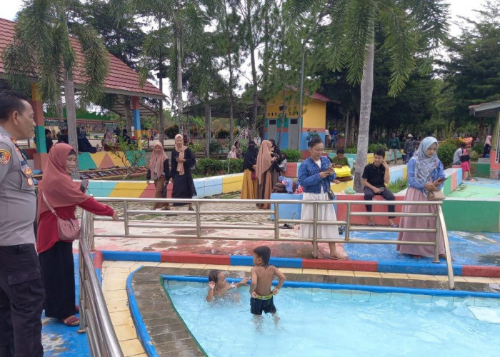 Libur Lebaran, Taman Kehati Mesuji Ramai Dikunjungi, Polisi Jaga Ketat Keamanan