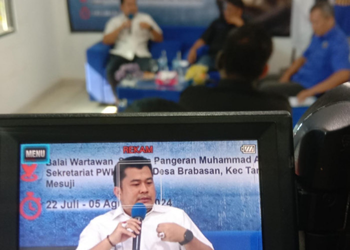 Bakal Calon Bupati Bob Nasution Paparkan Visi Misi di Kantor PWI Mesuji, Janji Bangun Rumah Dinas