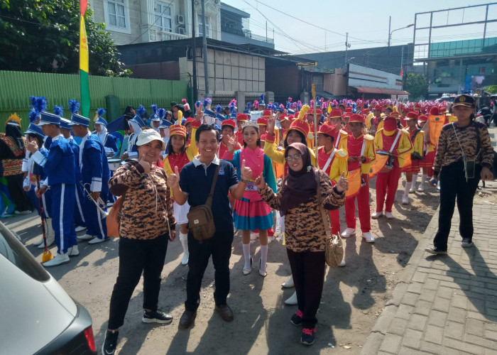 Lomba Drumband PDBI, SMP Xaverius Terbanggi Besar Lampung Tengah Sabet 3 Juara