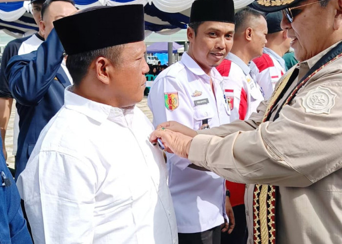 Tulang Bawang Barat Terima Penghargaan Satya Lencana Aditya Karya Mahtva Yodha dari Gubernur Lampung