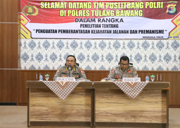 Tim Mabes Polri Datang ke Tulang Bawang, Kumpulkan Personel Polres, Ada Apa? 