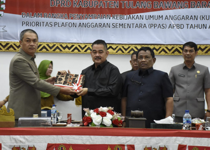 Pemkab Tulang Bawang Barat Sampaikan Rancangan KUA PPAS 2025 ke DPRD, Ini Bocorannya