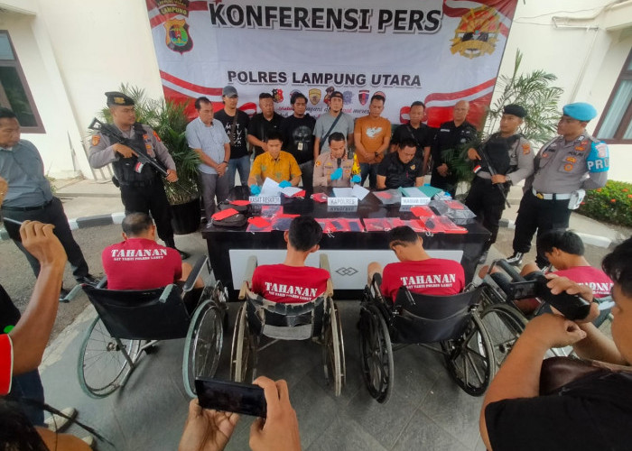 Dor! 4 Perampok Tumbang di Tangan Tekab 308 Polres Lampung Utara