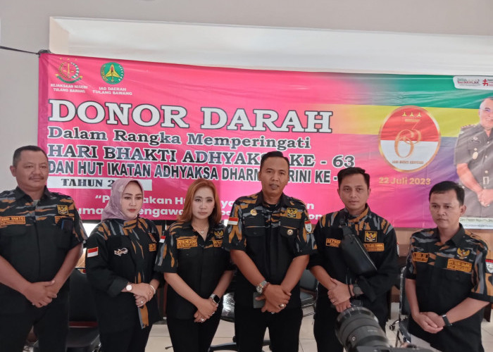 Partisipasi Dalam Giat Donor Darah, Pekat IB Apresiasi Kejaksaan Negeri Tulang Bawang