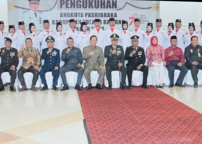 Hadiri Pengukuhan Paskibraka, Begini Pesan Dandim Tulang Bawang