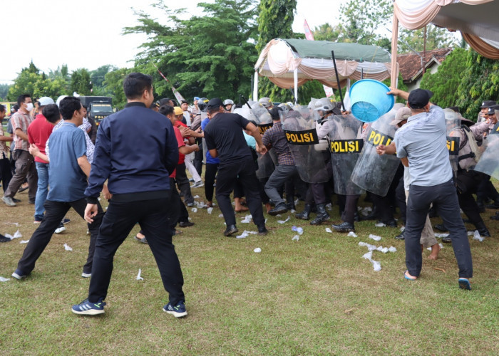 Terjadi Kerusuhan di TPS Pilkakam Serentak Tulang Bawang, Polisi Bergerak Tangkap Provokator, Ternyata... 