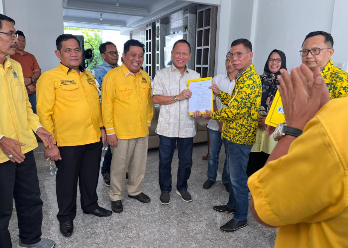 Koalisi Tulang Bawang Maju Makin 'Gemuk', Golkar Ikut Usung Pasangan Qudrotul Ikhwan - Hankam Hasan