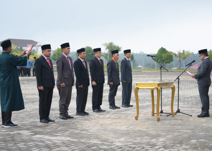 6 Pejabat Eselon II Mesuji Resmi Dilantik Pj Bupati Sulpakar, Berikut Namanya