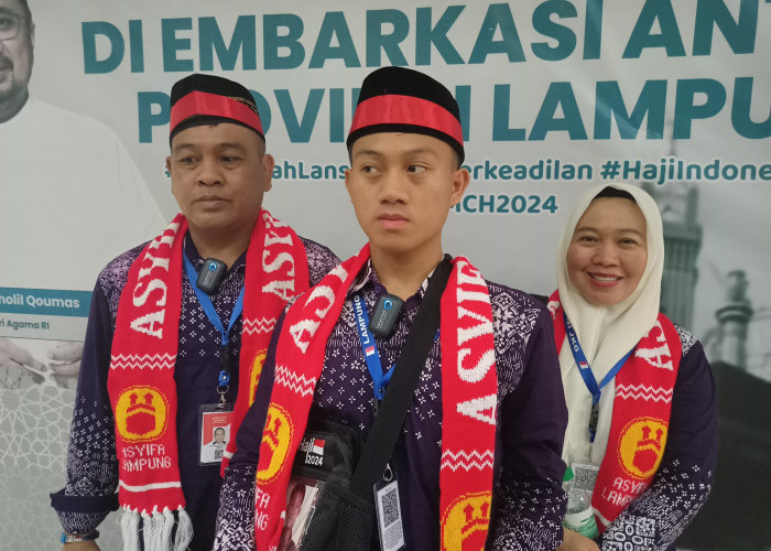 Masuk Asrama, Begini Ceritan CJH Termuda Lampung Tahun 2024