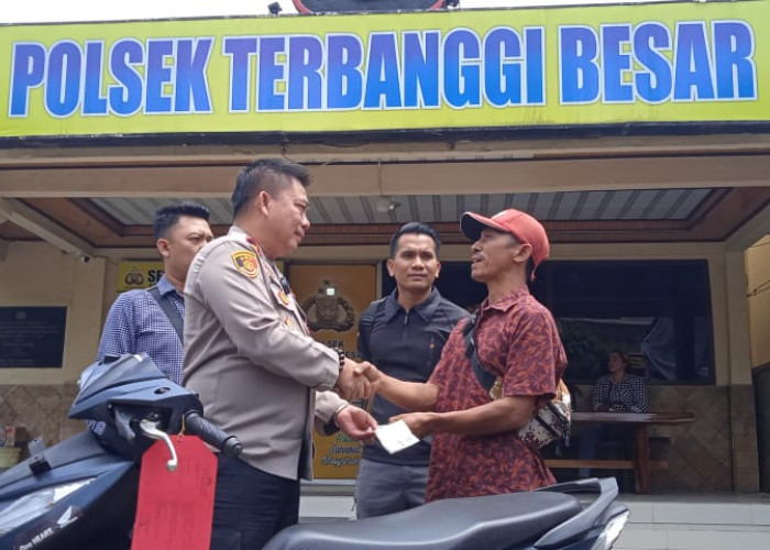 Hilang Dicuri, Motor Warga Lampung Tengah Dikembalikan Polisi
