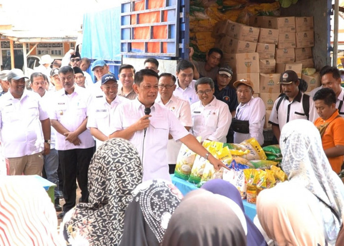 Pemkab Tulang Bawang Barat Gelar Pasar Murah di 5 Kecamatan Ini, Begini Kata Pj Bupati Firsada